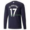 Maillot à Manches Longues Manchester City Kevin De Bruyne 17 Troisième 2021-22 Pour Homme